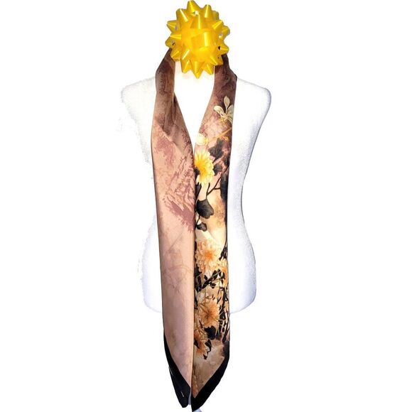 NEW Genuine 100% Mulberry Silk Double Sided Scarf 42"x42" Square Shawl 5842 - Picture 6 of 16